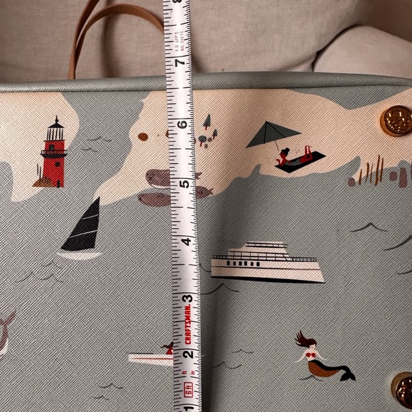 Spartina brand North East Coastal Map Tote Bag - Picture 10 of 10